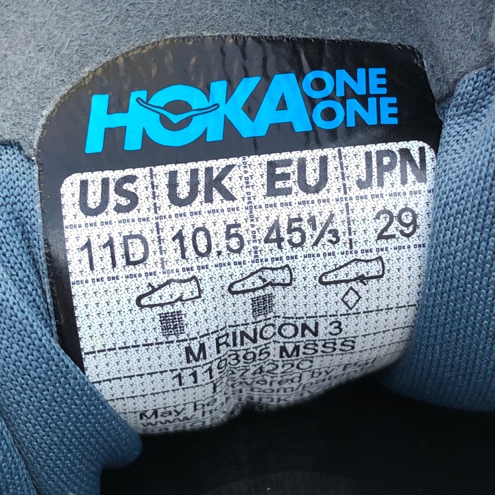 Hoka Rincon 3 Running Shoes Men 11D Blue Mountain Spring Summer Song 1119395MSSS - Picture 2 of 16